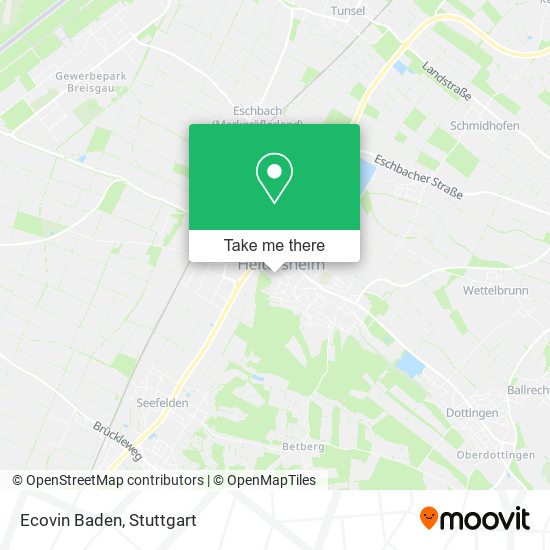Ecovin Baden map