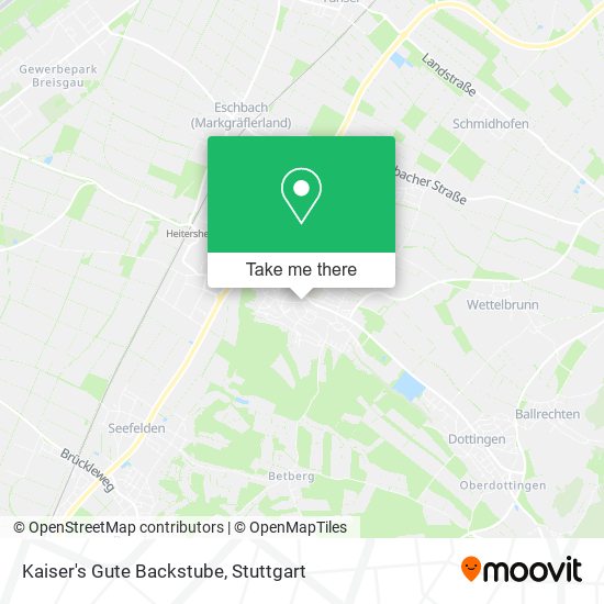 Kaiser's Gute Backstube map