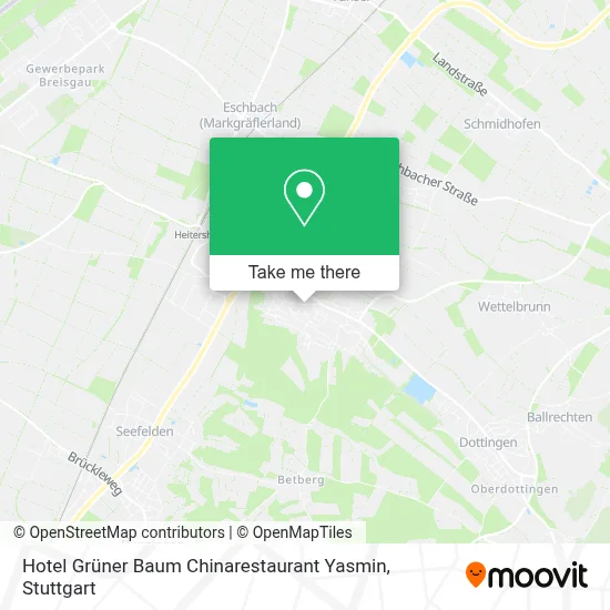 Hotel Grüner Baum Chinarestaurant Yasmin map