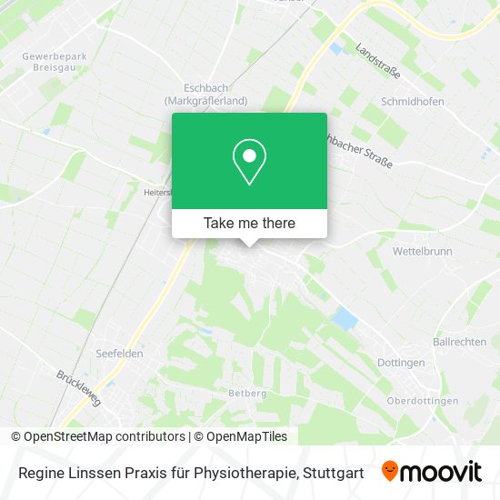 Regine Linssen Praxis für Physiotherapie map