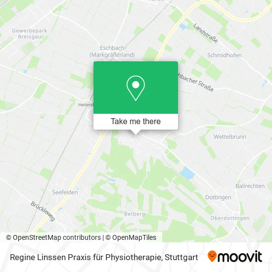 Карта Regine Linssen Praxis für Physiotherapie