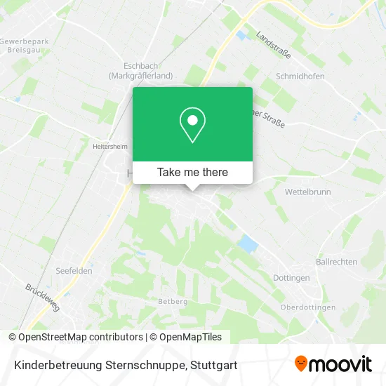 Карта Kinderbetreuung Sternschnuppe