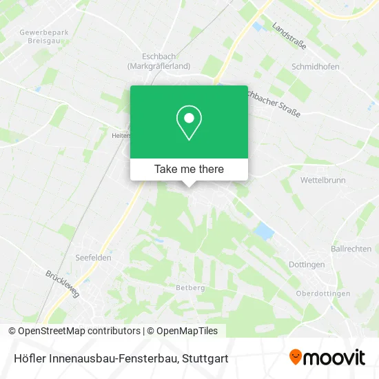 Карта Höfler Innenausbau-Fensterbau
