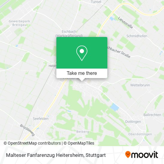 Malteser Fanfarenzug Heitersheim map
