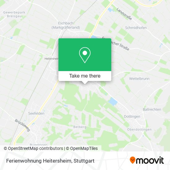 Ferienwohnung Heitersheim map