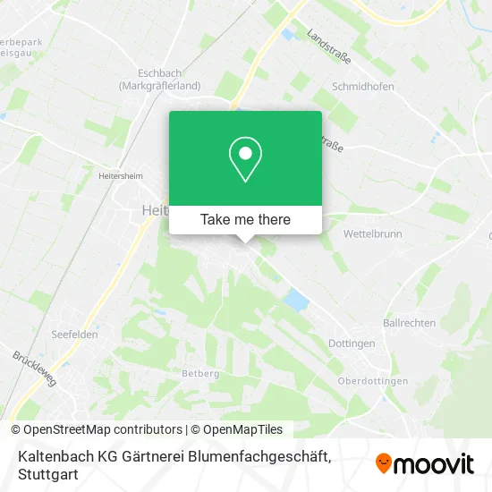 Kaltenbach KG Gärtnerei Blumenfachgeschäft map