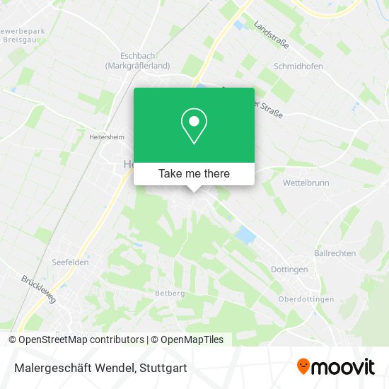 Malergeschäft Wendel map