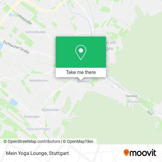 Карта Mein Yoga Lounge