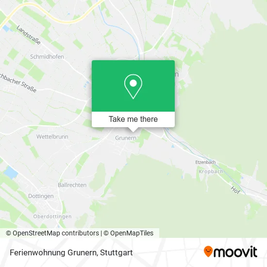 Карта Ferienwohnung Grunern