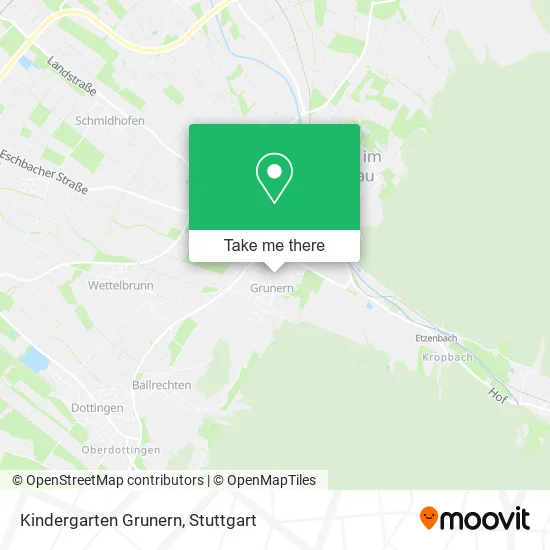 Карта Kindergarten Grunern