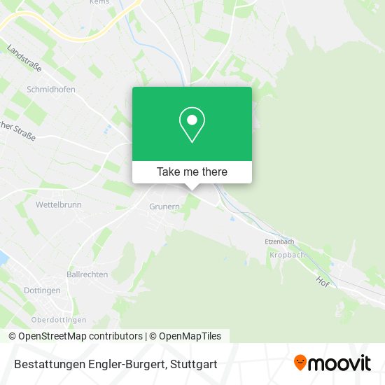 Bestattungen Engler-Burgert map