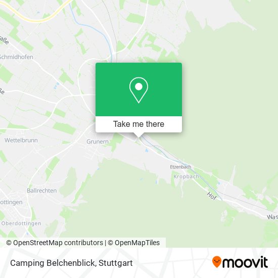 Camping Belchenblick map