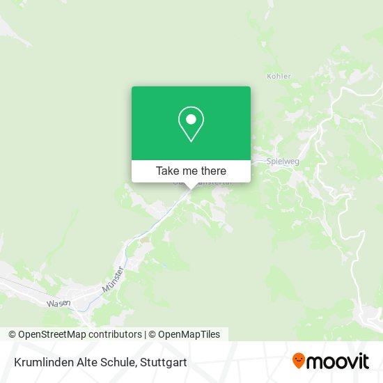 Krumlinden Alte Schule map