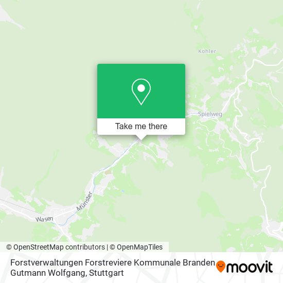 Forstverwaltungen Forstreviere Kommunale Branden Gutmann Wolfgang map