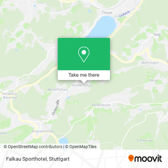 Карта Falkau Sporthotel