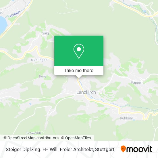 Steiger Dipl.-Ing. FH Willi Freier Architekt map
