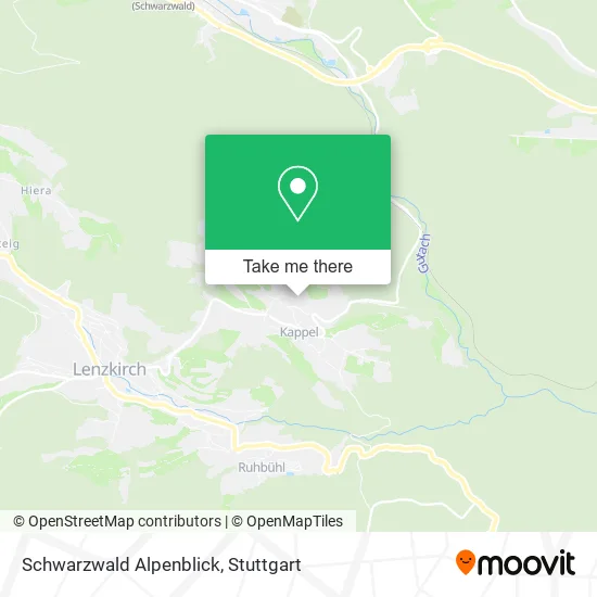 Карта Schwarzwald Alpenblick