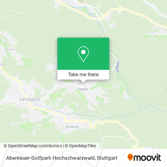 Карта Abenteuer-Golfpark Hochschwarzwald