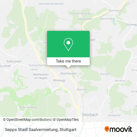 Карта Sepps Stadl Saalvermietung
