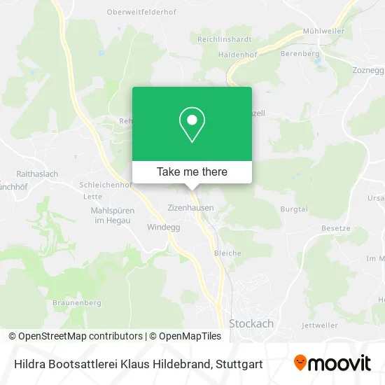 Карта Hildra Bootsattlerei Klaus Hildebrand
