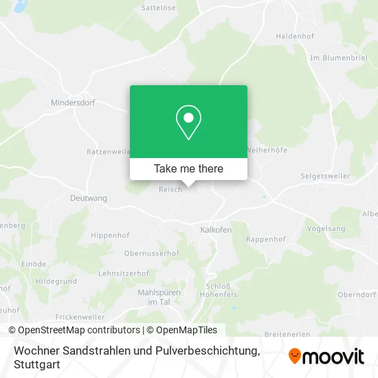 Карта Wochner Sandstrahlen und Pulverbeschichtung