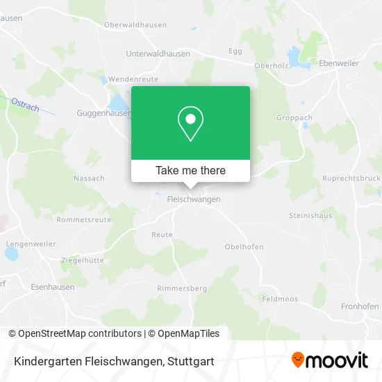 Карта Kindergarten Fleischwangen