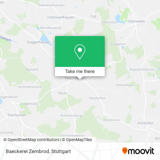 Карта Baeckerei Zembrod