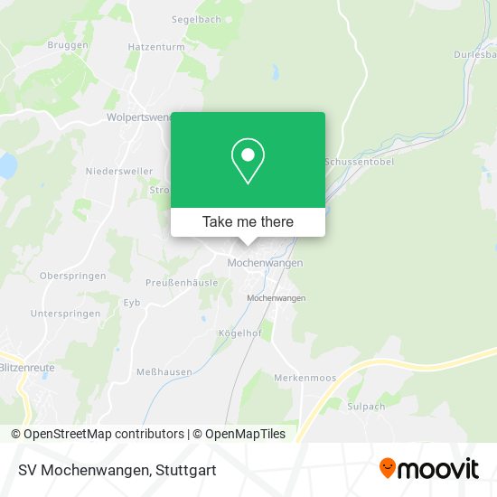 Карта SV Mochenwangen