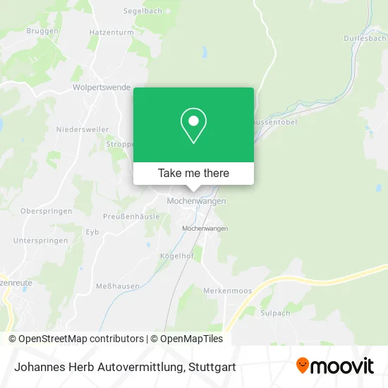 Карта Johannes Herb Autovermittlung