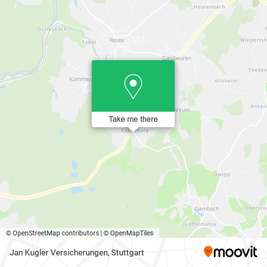 Jan Kugler Versicherungen map