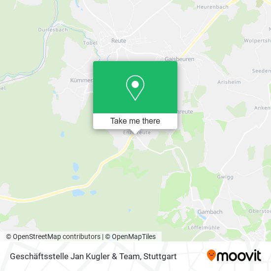 Geschäftsstelle Jan Kugler & Team map