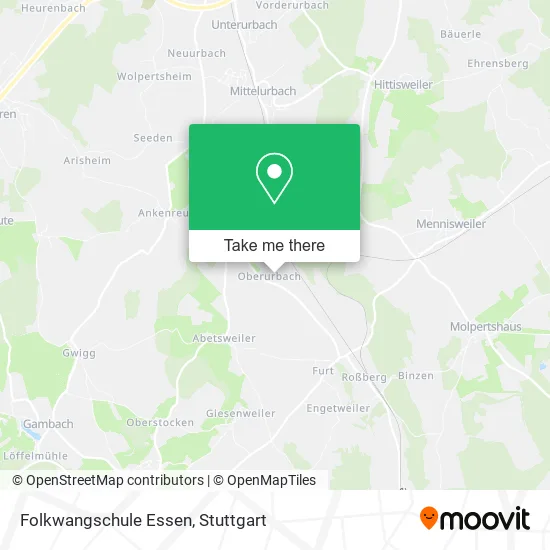 Карта Folkwangschule Essen