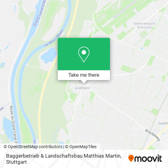 Baggerbetrieb & Landschaftsbau Matthias Martin map