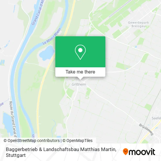 Карта Baggerbetrieb & Landschaftsbau Matthias Martin