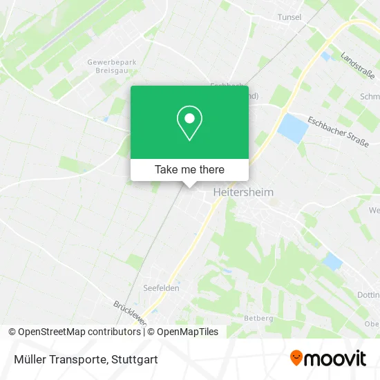 Карта Müller Transporte