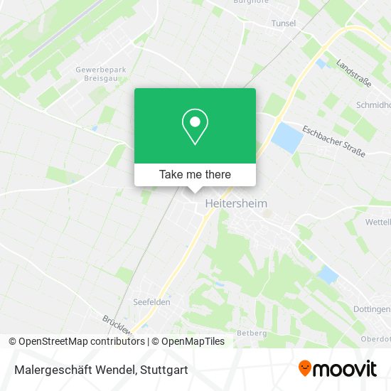 Malergeschäft Wendel map