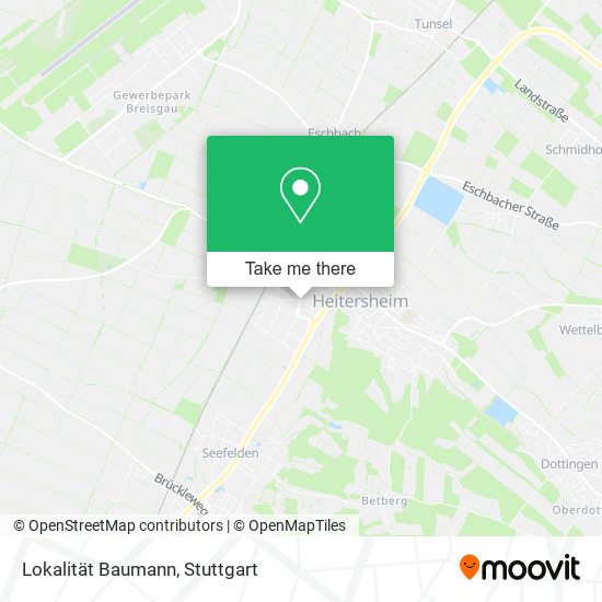 Lokalität Baumann map