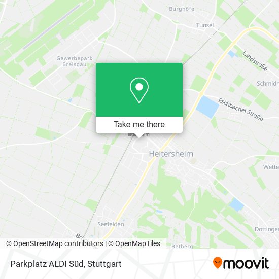Карта Parkplatz ALDI Süd