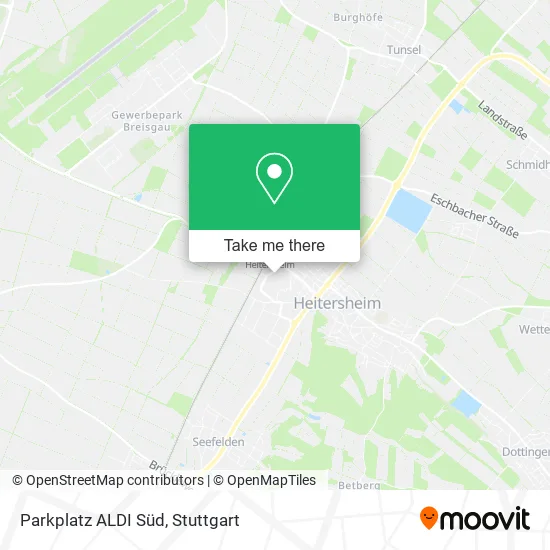 Карта Parkplatz ALDI Süd