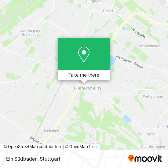 Карта Elh Südbaden