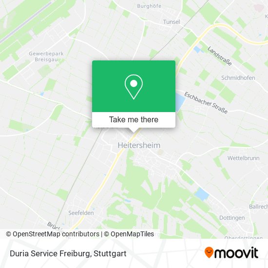 Duria Service Freiburg map