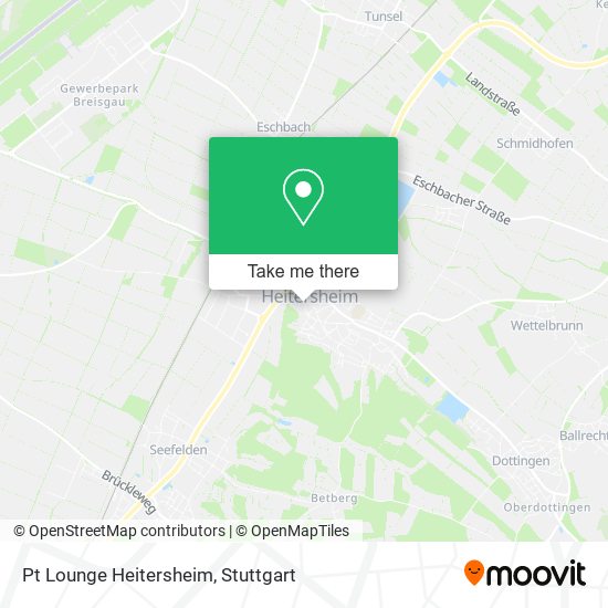 Карта Pt Lounge Heitersheim