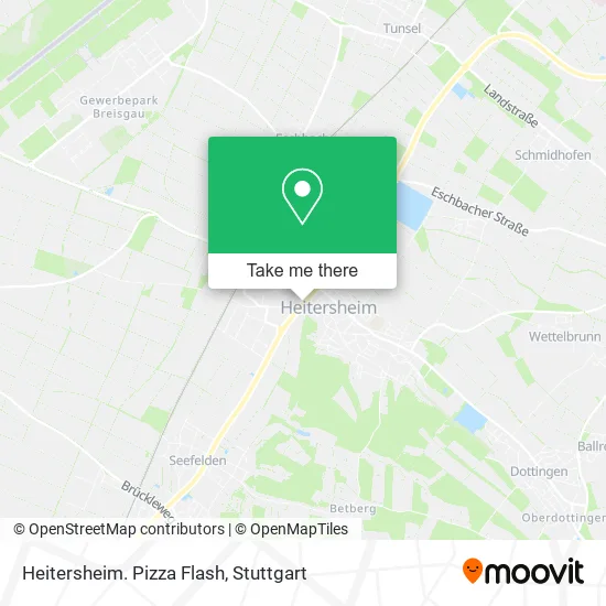Карта Heitersheim. Pizza Flash