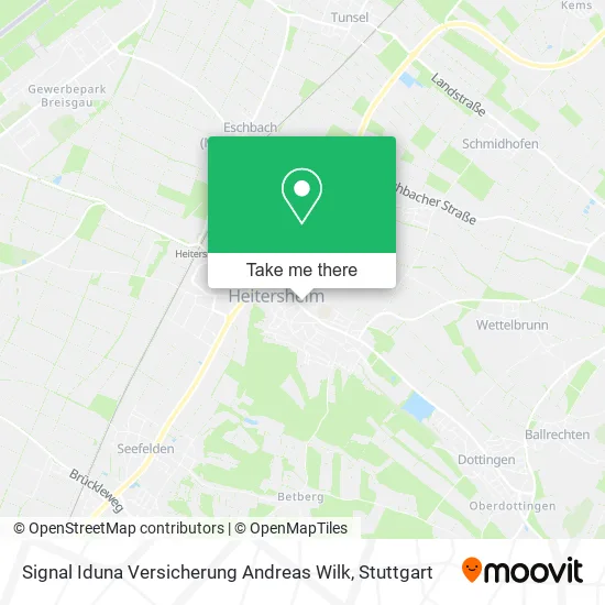 Карта Signal Iduna Versicherung Andreas Wilk