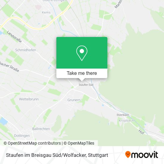 Staufen im Breisgau Süd / Wolfacker map