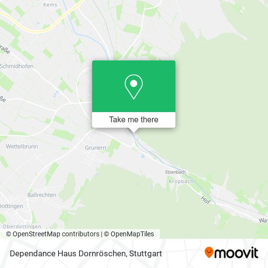 Dependance Haus Dornröschen map