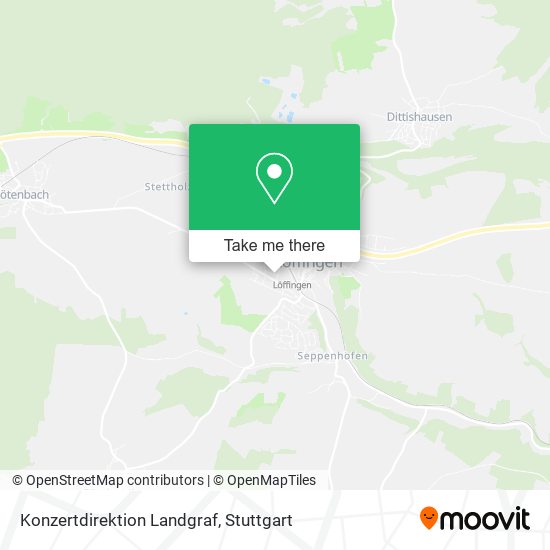 Konzertdirektion Landgraf map