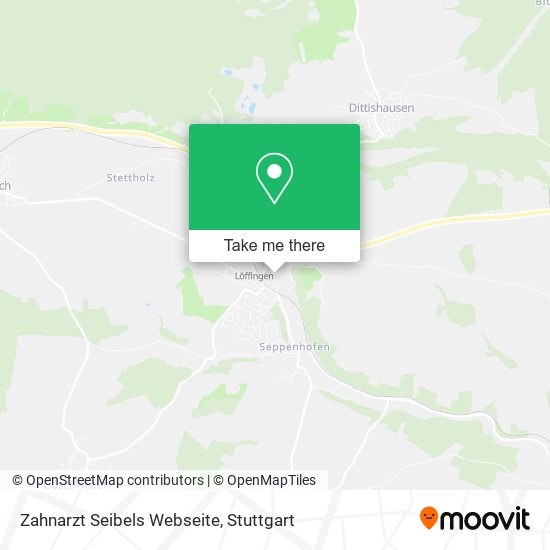 Карта Zahnarzt Seibels Webseite