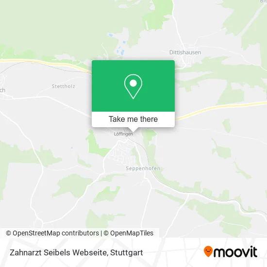 Карта Zahnarzt Seibels Webseite