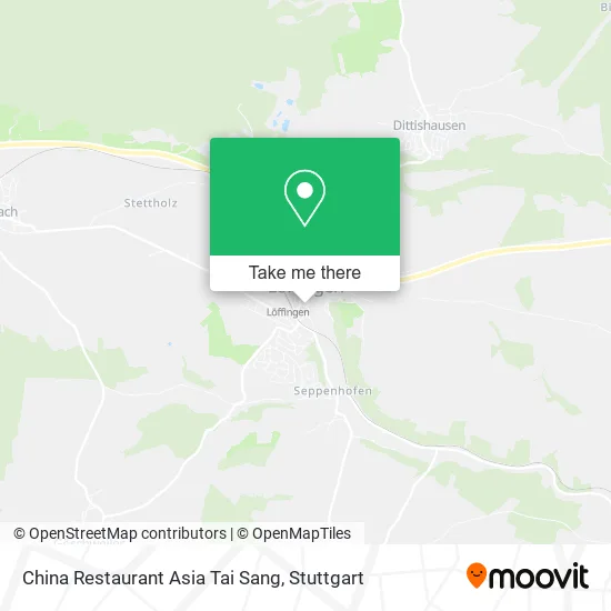 Карта China Restaurant Asia Tai Sang